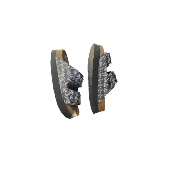 Papillio by Birkenstock black and white houndstooth sandals size 38 (US 7.5-8) - Picture 2 of 6